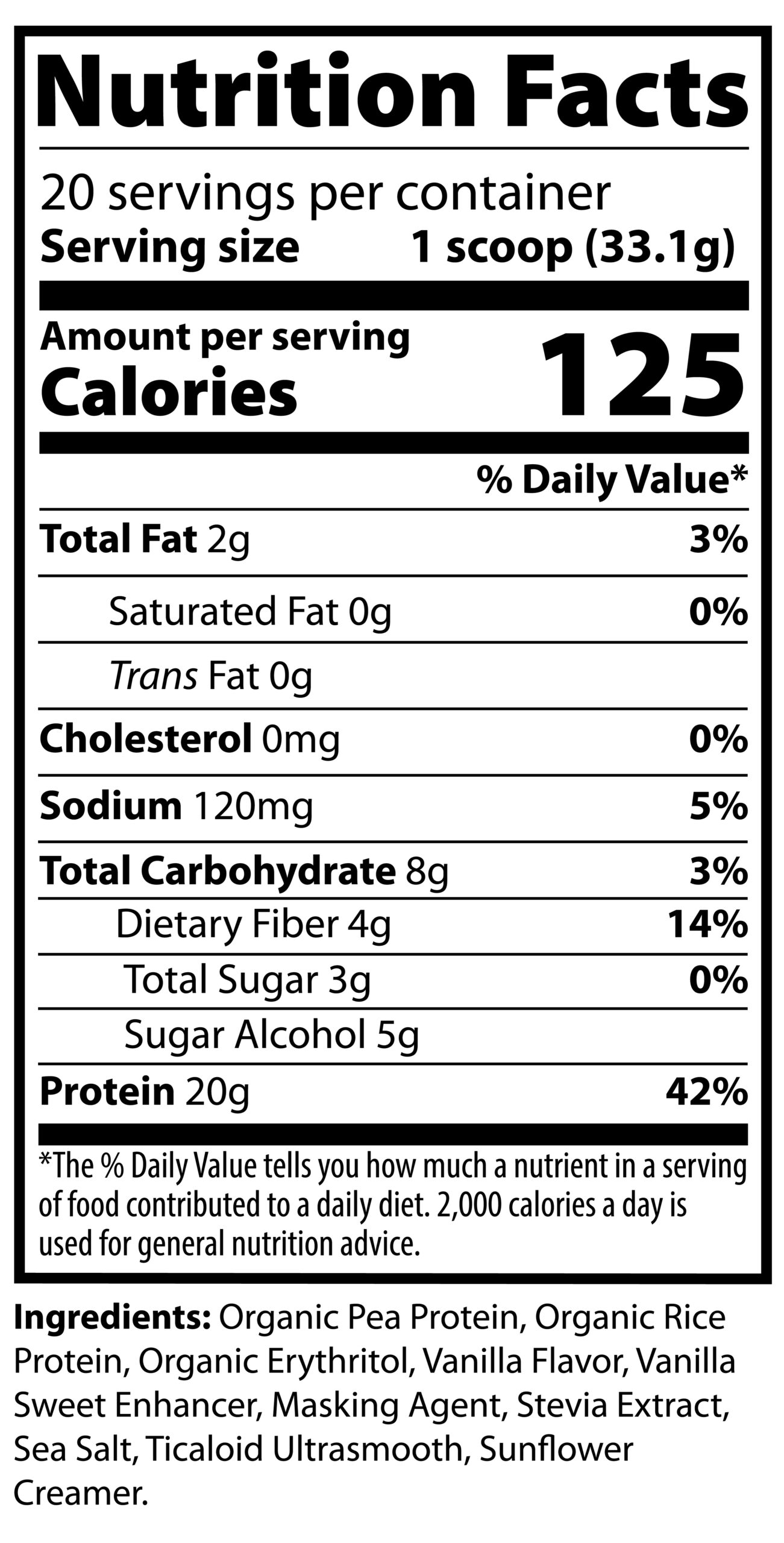 VEGAN PRO-TEIN VANILLA - Image 2